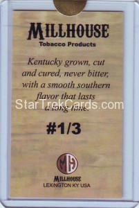 2012 Sherry Jackson Millhouse Mini Card 793 Back