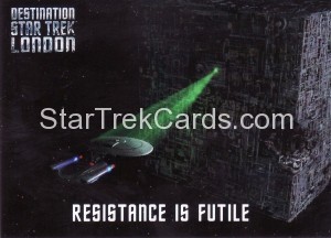 2012 Star Trek Destination London Trading Card Enterprise Borg