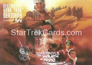 2014 Star Trek Destination Germany Trading Card Star Trek II The Wrath of Khan