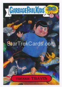 2015 Garbage Pail Kids Trading Card Trekkie Travis 5B