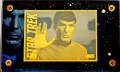 Kirk Spock Gold Cards Trading Card Mr Spock