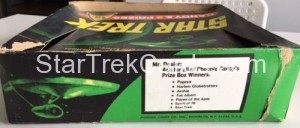 Star Trek Phoenix Candy Trading Card Box Back