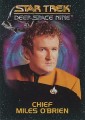 Star Trek Deep Space Nine Playmates Action Figure Cards Chief Miles OBrien