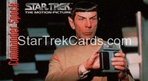 Classic Star Trek Movies Playmates Action Figure Trading Card Commander Spock