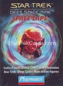 Star Trek DS9 Playmates Action Figure Space Caps Trading Card 11
