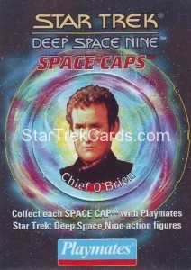 Star Trek DS9 Playmates Action Figure Space Caps Trading Card 15