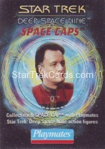 Star Trek DS9 Playmates Action Figure Space Caps Trading Card 3