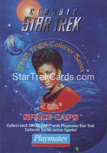 Federation Edition Playmates Action Figure Space Caps Trading Card 5 Lt Uhura