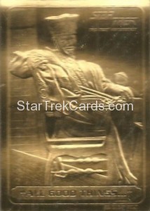 Star Trek 23 Karat Gold Cards All Good Things