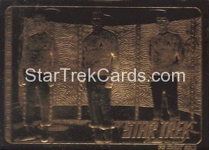 Star Trek 23 Karat Gold Cards Kirk Spock McCoy