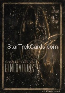 Star Trek 23 Karat Gold Cards Star Trek Generations