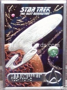 Star Trek Pewter Cards USS Enterprise NCC 1701 D