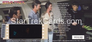 Star Trek The Motion Picture Film Cell Cards 3B Back