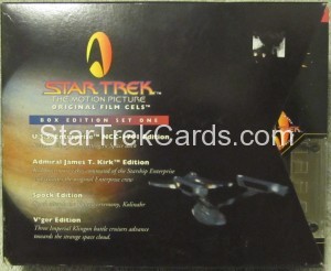 Star Trek The Motion Picture Film Cell Cards Box B Back