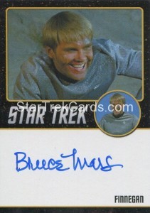 Star Trek The Original Series 50th Anniversary Trading Card Black Border Autograph Bruce Mars