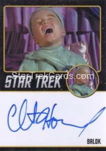 Star Trek The Original Series 50th Anniversary Trading Card Black Border Autograph Clint Howard