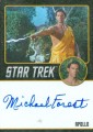 Star Trek The Original Series 50th Anniversary Trading Card Black Border Autograph MIchael Forest