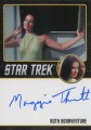 Star Trek The Original Series 50th Anniversary Trading Card Black Border Autograph Maggie Thrett