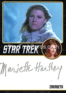 Star Trek The Original Series 50th Anniversary Trading Card Black Border Autograph Mariette Hartley