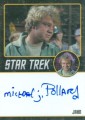 Star Trek The Original Series 50th Anniversary Trading Card Black Border Autograph Michael J Pollard