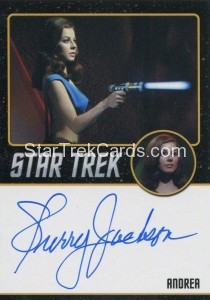 Star Trek The Original Series 50th Anniversary Trading Card Black Border Autograph Sherry Jackson