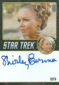 Star Trek The Original Series 50th Anniversary Trading Card Black Border Autograph Shirley Bonne