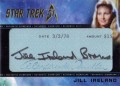 Star Trek The Original Series 50th Anniversary Trading Card Cut Signature Jill Ireland