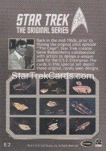Star Trek The Original Series 50th Anniversary Trading Card E2 Back