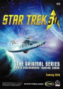 Star Trek The Original Series 50th Anniversary Trading Card P2 Back