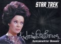 Star Trek The Original Series 50th Anniversary Trading Card Silver Autograph Antoinette Bower