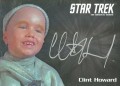 Star Trek The Original Series 50th Anniversary Trading Card Silver Autograph Clint Howard