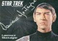 Star Trek The Original Series 50th Anniversary Trading Card Silver Autograph Lawrence Montaigne