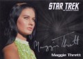 Star Trek The Original Series 50th Anniversary Trading Card Silver Autograph Maggie Thrett