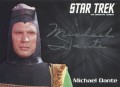 Star Trek The Original Series 50th Anniversary Trading Card Silver Autograph Michael Dante