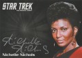 Star Trek The Original Series 50th Anniversary Trading Card Silver Autograph Nichelle Nichols