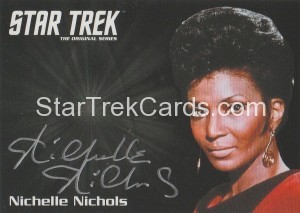 Star Trek The Original Series 50th Anniversary Trading Card Silver Autograph Nichelle Nichols