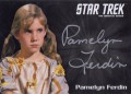 Star Trek The Original Series 50th Anniversary Trading Card Silver Autograph Pamelyn Ferdin