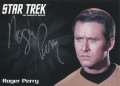 Star Trek The Original Series 50th Anniversary Trading Card Silver Autograph Roger Perry