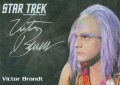 Star Trek The Original Series 50th Anniversary Trading Card Silver Autograph Victor Brandt