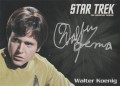 Star Trek The Original Series 50th Anniversary Trading Card Silver Autograph Walter Koenig