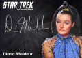 Star Trek The Original Series 50th Anniversary Trading Card Siver Autograph Diana Muldaur