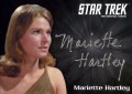 Star Trek The Original Series 50th Anniversary Trading Card Siver Autograph Mariette Hartley