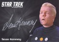 Star Trek The Original Series 50th Anniversary Trading Card Siver Autograph Sean Kenney