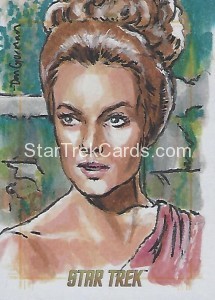 Star Trek The Original Series 50th Anniversary Trading Card Sketch Dan Gorman 1