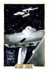 Star Trek The Original Series 50th Anniversary Trading Card Sketch Francois Chartier
