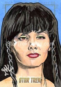 Star Trek The Original Series 50th Anniversary Trading Card Sketch Jason Kemp