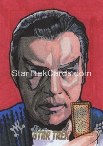 Star Trek The Original Series 50th Anniversary Trading Card Sketch Jason Kemp Alternate