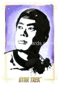 Star Trek The Original Series 50th Anniversary Trading Card Sketch Kevin Graham Alternate