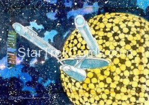 Star Trek The Original Series 50th Anniversary Trading Card Sketch Roy Cover
