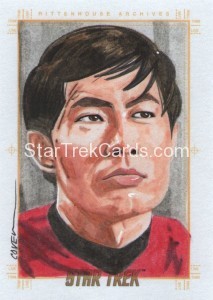 Star Trek The Original Series 50th Anniversary Trading Card Sketch Roy Cover Alternate